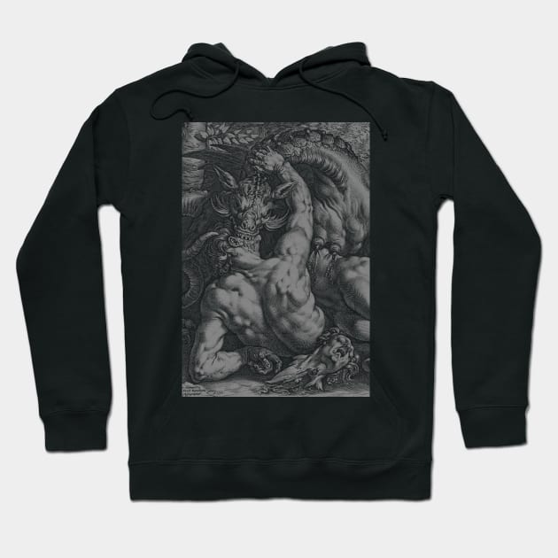 Dragon devouring Hoodie by TORVENIUS